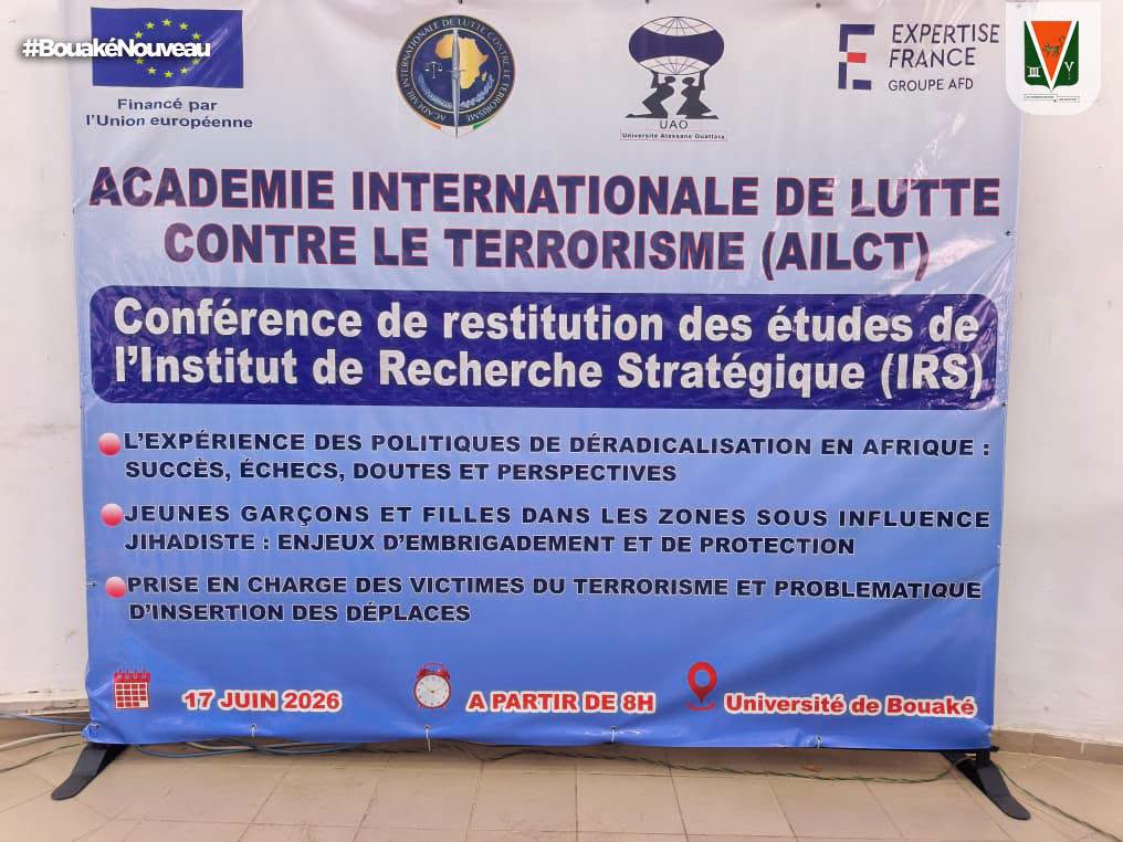 Bouaké à l’Université Alassane Ouattara : la Mairie présente trois études sur le terrorisme en Afrique de l’Ouest
